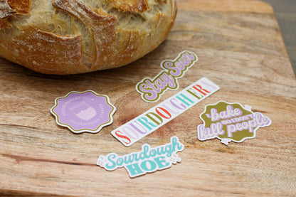 Set of 5 Sourdough Stickers